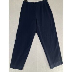 Valerie Stevens Petite Pants Womens Size 14P Pants Navy Blue Regatta Trousers